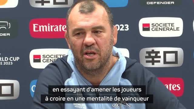 Argentine - Cheika : Amener les joueurs à croire en une mentalité de vainqueur