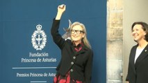 Meryl Streep despliega todo su encanto en Oviedo antes de recoger el Princesa de Asturias