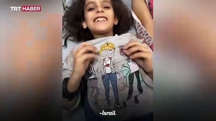 Gazzeli yaralı kız: En büyük selamlar Filistin halkına…
