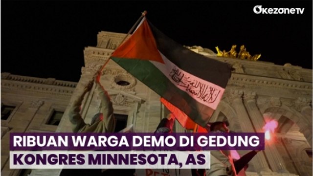 Ribuan Warga Demo di AS Membela Palestina dan Mengecam Serangan Israel di Gaza