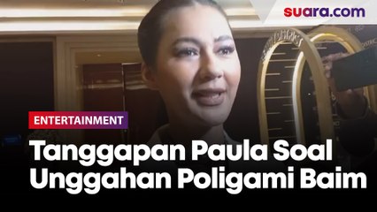 Tanggapan Paula Verhoeven Soal Unggahan Poligami Baim Wong