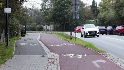 Dziennik Zachodni / Nowa infrastruktura na ul. Francuskiej w Katowicach / reporter Marzena Bugała