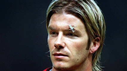 Als Beckham von Ferguson mit einem Schuh abgeschossen wurde
