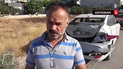 Adıyaman'da polisin 'dur' ikazına uymayarak kaçan su tankeri kaza yaptı