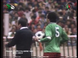 1983 - Finale coupe d'Algérie (MPA - ASCO)