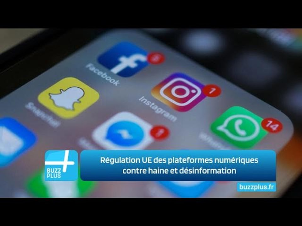 Régulation UE des plateformes numériques contre haine et désinformation