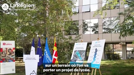 Laurent Wauquiez présente à Caluire le 3e nouveau lycée construit pour la métropole lyonnaise