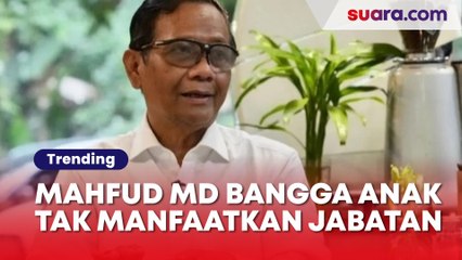 Cerita Mahfud MD Bangga Anak Tak Manfaatkan Jabatannya: Sejak Sekolah Dia Cari Beasiswa Sendiri