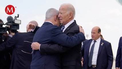 Joe Biden enfatiza apoyo a Benjamín Netanyahu en visita de ocho horas a Israel
