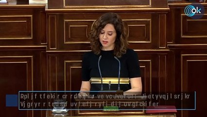 Ayuso contra la amnistía en el Senado: "Sánchez subasta España a cambio de unos años más de poltrona"