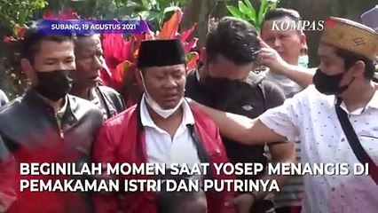 Descargar video: Begini Tangis Yosep Tersangka Pembunuhan Ibu dan Anak Subang saat Pemakaman Istri dan Anaknya