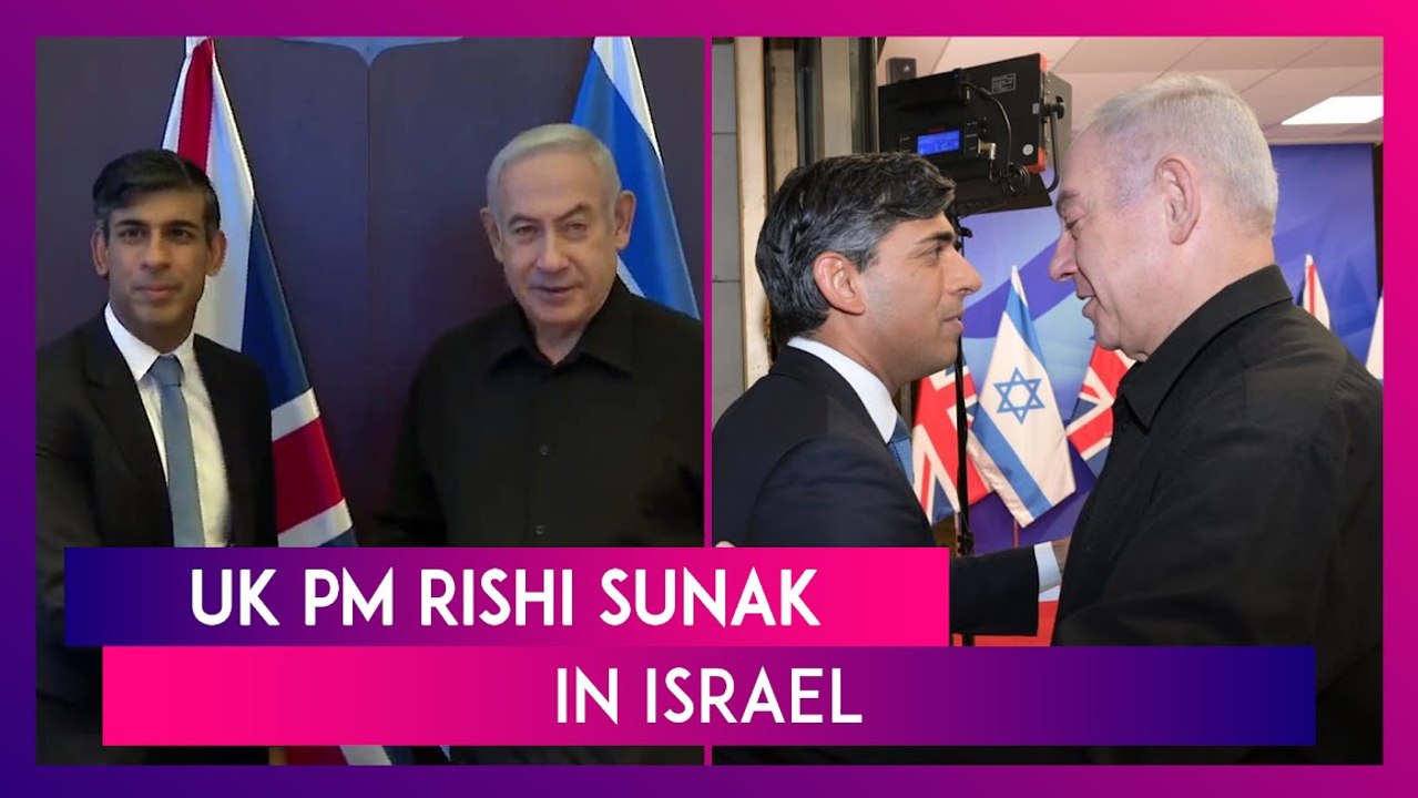 Rishi Sunak Meets Benjamin Netanyahu, Says UK ‘Absolutely’ Supports Israel’s Right To Defend Itself