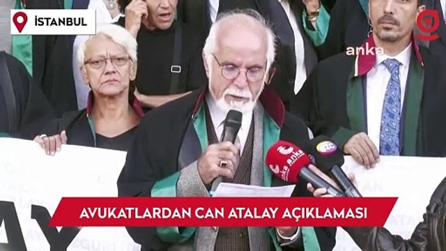 Avukatlardan, Can Atalay için Çağlayan Adliyesi'nde açıklama