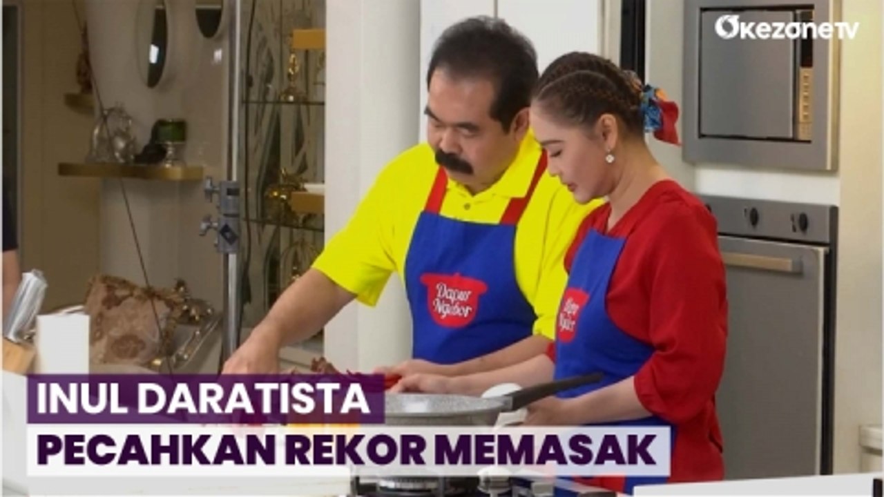 Inul Daratista Beraksi Pecahkan Rekor Memasak dalam Acara Dapur Ngebor selama 32 Jam