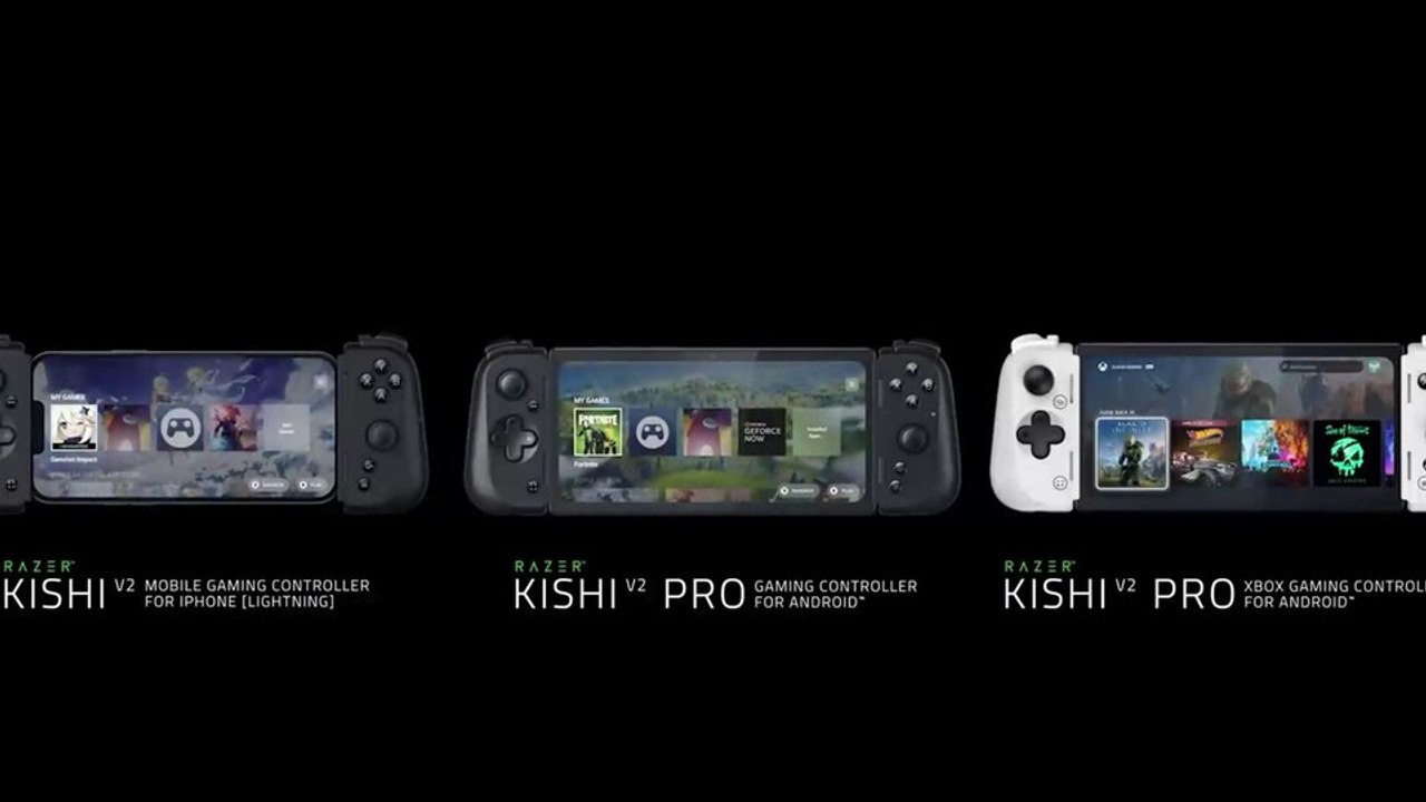 Razer zeigt im Trailer seine Mobile-Controller-Serie Kishi V2