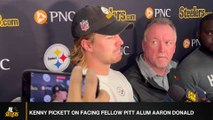 Steelers' Kenny Pickett On Facing Fellow Pitt Alum Aaron Donald