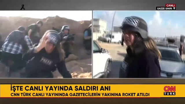 Une roquette a touché une émission en direct près de journalistes turcs en Israël