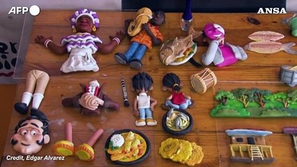 Statuette in plastilina per raccontare la migrazione nelle Americhe