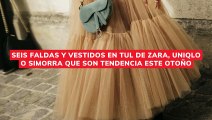 Seis faldas y vestidos en tul de Zara, Uniqlo o Simorra que son tendencia este otoño