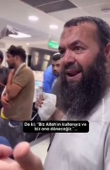 Gazzeli yaralı adamın yürek yakan seslenişi: 'Ne ağlıyorsunuz? Burası cihat topraklarıdır!'