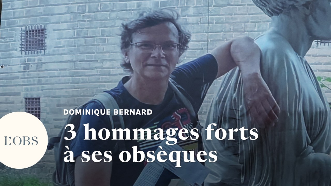 Son épouse, sa collègue et l'évêque rendent hommage à Dominique Bernard