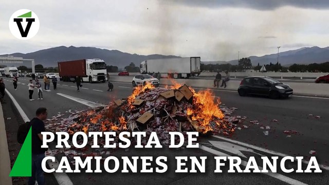 Viticultores y bodegueros de Francia protestan contra las importaciones españolas