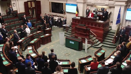 Attentat à Bruxelles : moment de recueillement avant la séance plénière à la Chambre