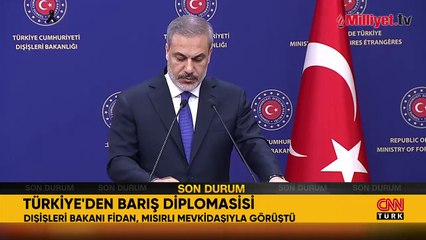 Hakan Fidan, Mısırlı mevkidaşı ile görüştü