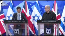 Sunak in Israele: Gb sostiene diritto di Israele di difendersi