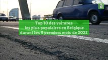Voitures : les 10 meilleures ventes en Belgique lors des 9 premiers mois de l'année 2023