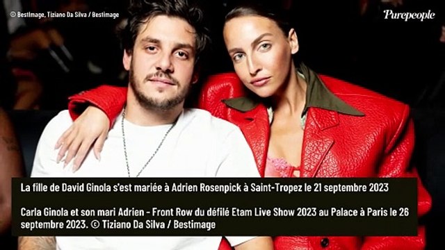 PHOTOS David Ginola : Sa fille Carla mariée, sa robe très près du corps et unique , nouveaux détails