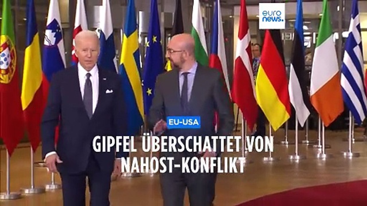 Nahostkonflikt droht EU-USA-Gipfel in Washington zu überschatten