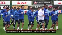 Trabzonspor, Alanyaspor maçı hazırlıklarına 6 eksikle devam etti
