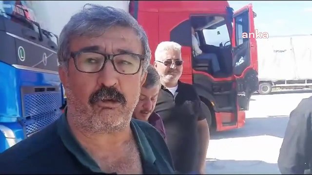 Kamyon Şoförleri Kontak Kapatma Eylemi Yaptı
