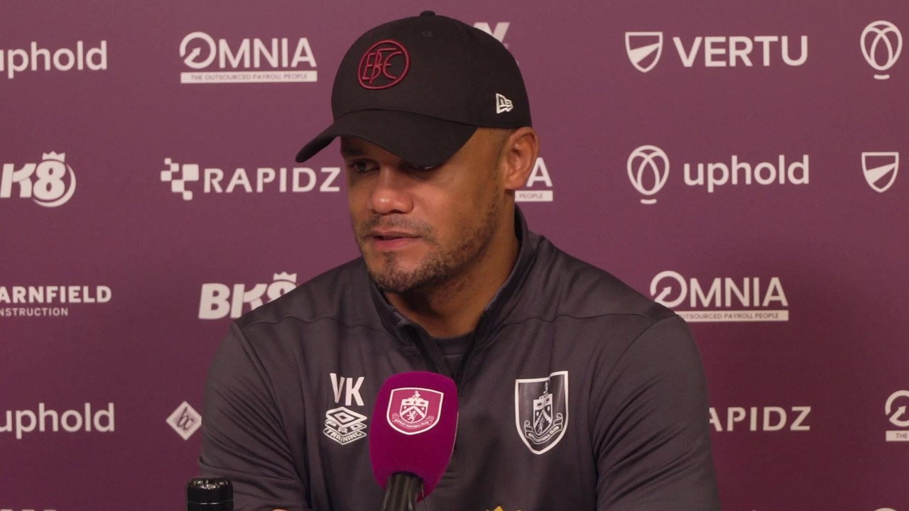 Vincent Kompany looking for stuttering Burnley win at Brentford (Full Presser)