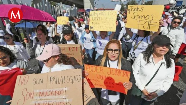 Inicia paro nacional de trabajadores del Poder Judicial por extinción de fideicomisos