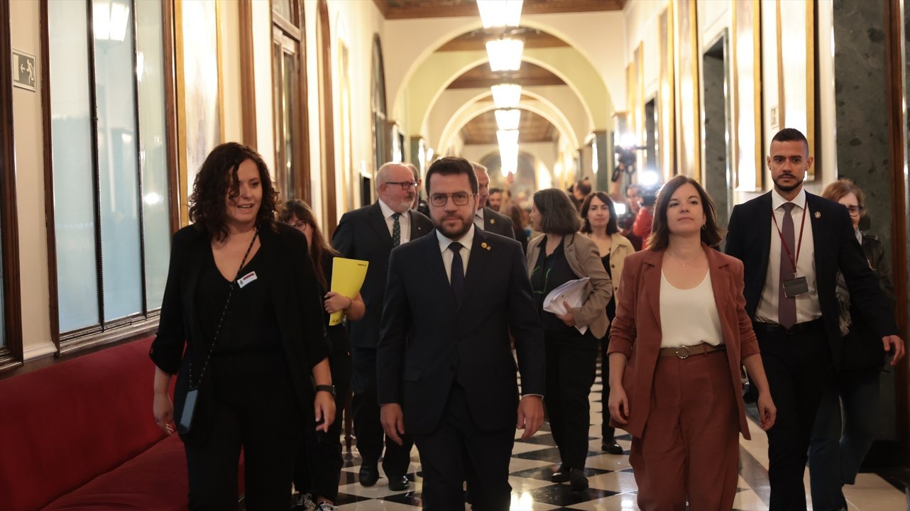 Aragonès defiende en el Senado la amnistía frente al poder territorial del PP