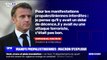 Manifestations propalestiniennes interdites: Emmanuel Macron estime 
