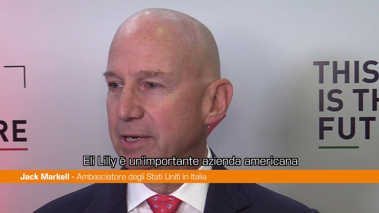 Markell "Eli Lilly dimostra la forza della partnership Italia-Usa"