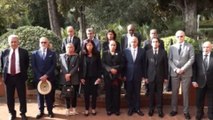 Los embajadores en Roma de países árabes se concentran ante la embajada de Palestina