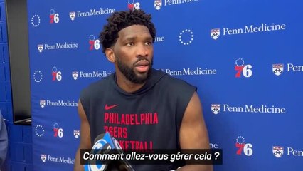 Sixers - Embiid : "Harden avait peut-être quelque chose à faire..."