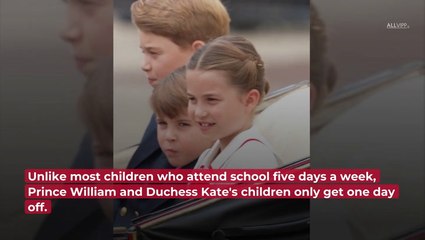 THIS Is Why George and Charlotte Have A 6-Day Week