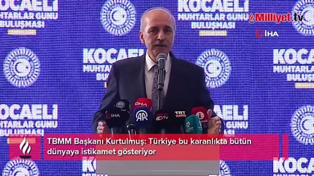 TBMM Başkanı Kurtulmuş: Türkiye bu karanlıkta bütün dünyaya istikamet gösteriyor