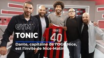 Dante, capitaine de l'OGC Nice, fête ses 40 ans sur le plateau de Gym Tonic