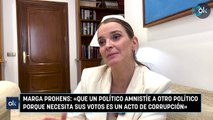 Marga Prohens: «Que un político amnistíe a otro político porque necesita sus votos es un acto de corrupción»