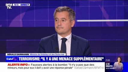 Menace terroriste: "Ça se passe bien ou mieux en France qu'ailleurs" affirme Gérald Darmanin
