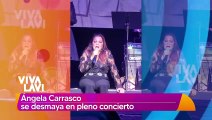 Ángela Carrasco se desmaya en pleno concierto