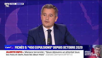 Attentat d'Arras: le projet de loi immigration "aurait permis d'expulser cette personne lorsqu'il a tapé sa maman", affirme Gérald Darmanin