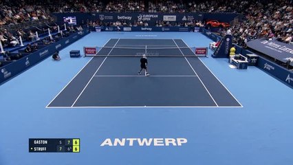 Anvers - Gaston, un coup magique pour dégoûter Struff