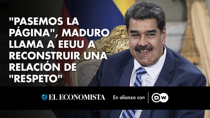 Maduro llama a EEUU a reconstruir una relación de "respeto"